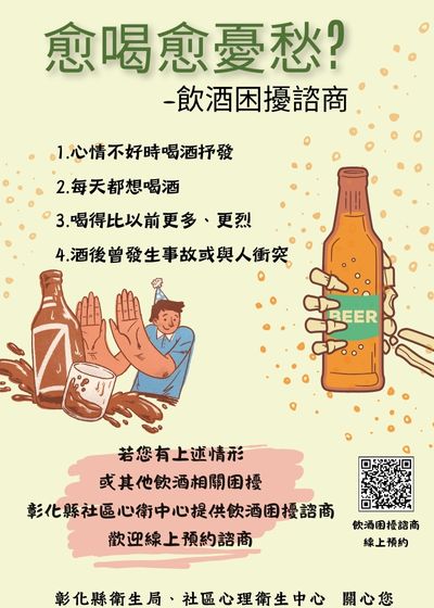 愈喝愈憂愁? –飲酒困擾諮商照片